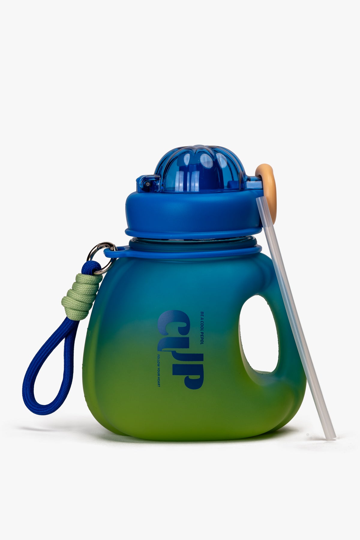Botella De Agua Con Agarre 1000ml Azul Verde Chinitown Chinitown